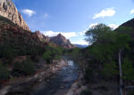 River in Zions National Park, UT