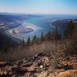 Overlooking the Columbia River