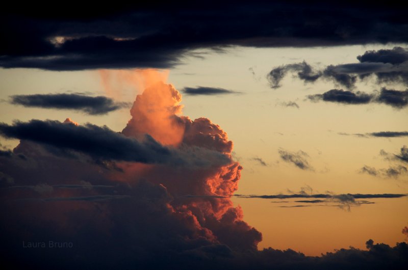Towering clouds in Brazil
