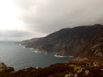 Cliffs on the bay in Ireland