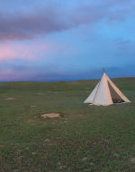 A Tepee tent in Eastern Montana