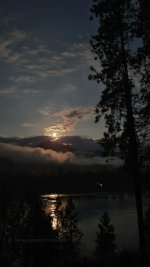 Moon on the Columbia