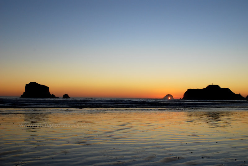 Sunset at Tahola, Washington