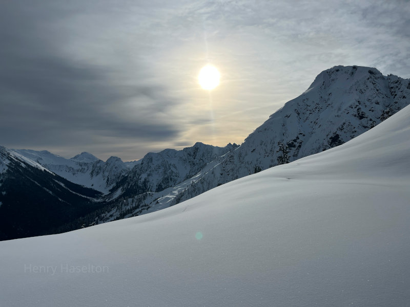 Deep Snow on Mt Baker in Washington