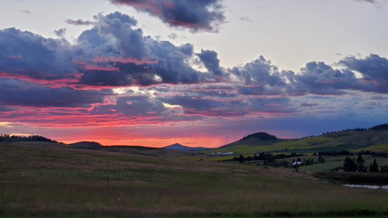 Sunset over the Palouse