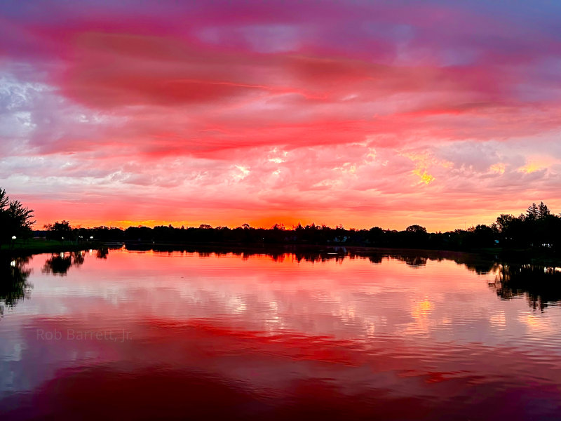 Sunrise over Little Falls Minnesota