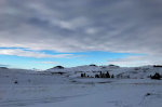 Clouds in a snow storm