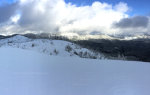 Snow storm in the Rockies