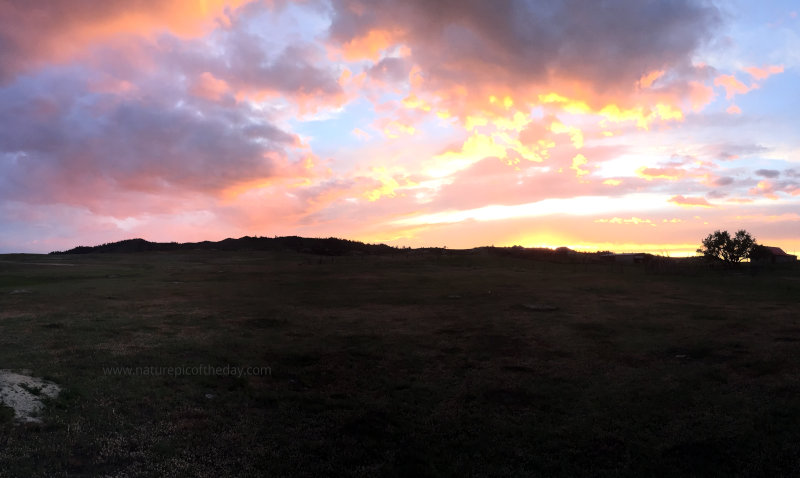 Sunset in Montana