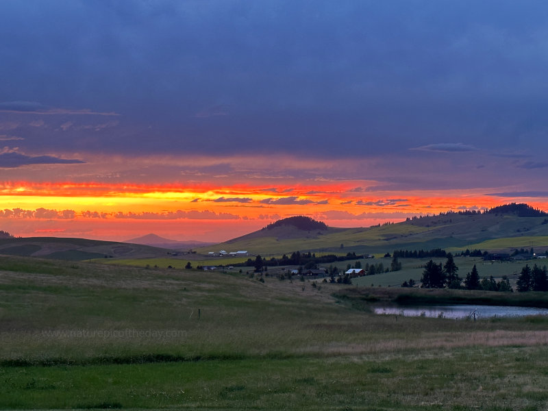 Sunset on the Palouse