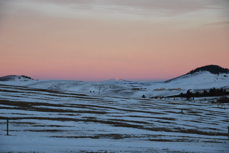 Snow on the Palouse