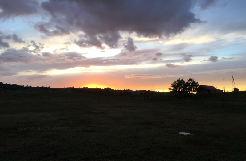 Sundown in Montana