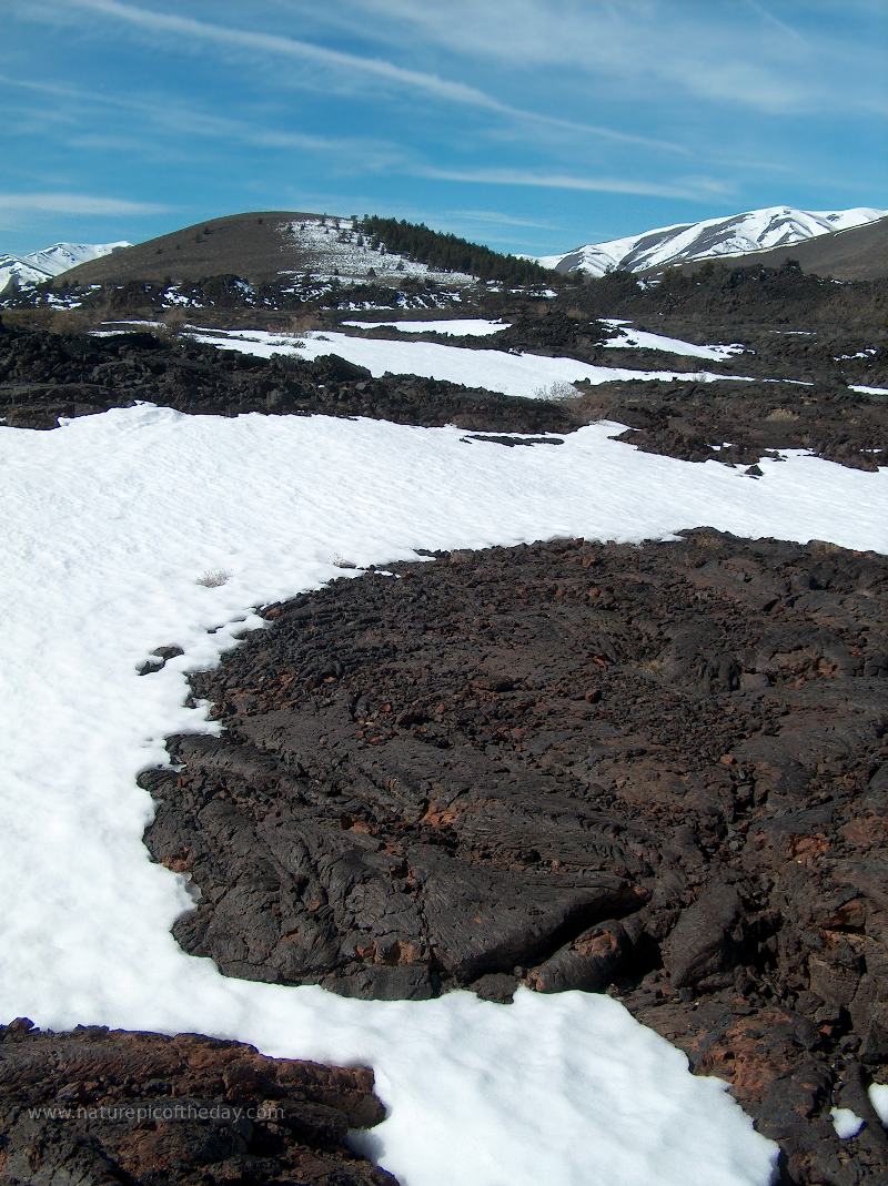 Snow And Lava