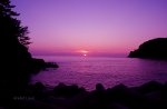 Sunset, Padori Beach, South Korea.