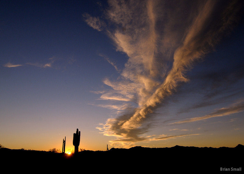 Sunset in Arizona.