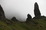 Rock towers in Scotland.