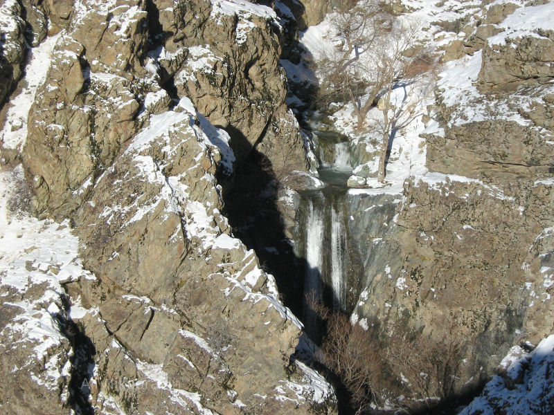 Creek and waterfall in Evin Darake, Tehran