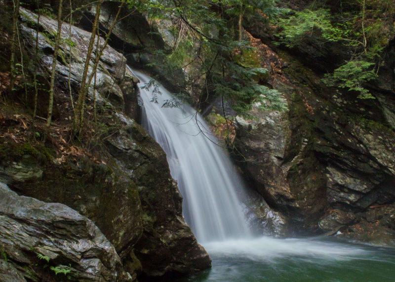Waterfall near Stowe, Vermont