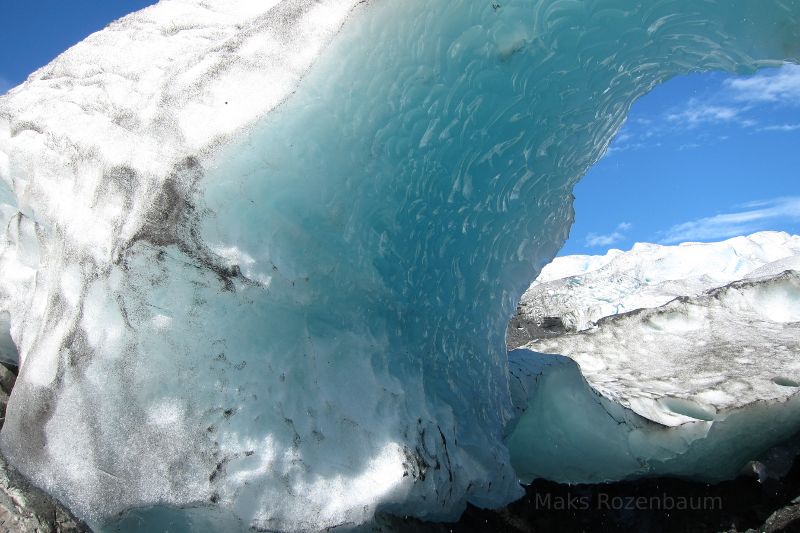 Blue Ice in Alaska