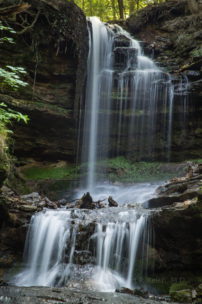Gorgeous waterfall in Michigan