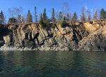 Cliffs on Lake Superior