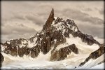 Inspiring peak in the Alps