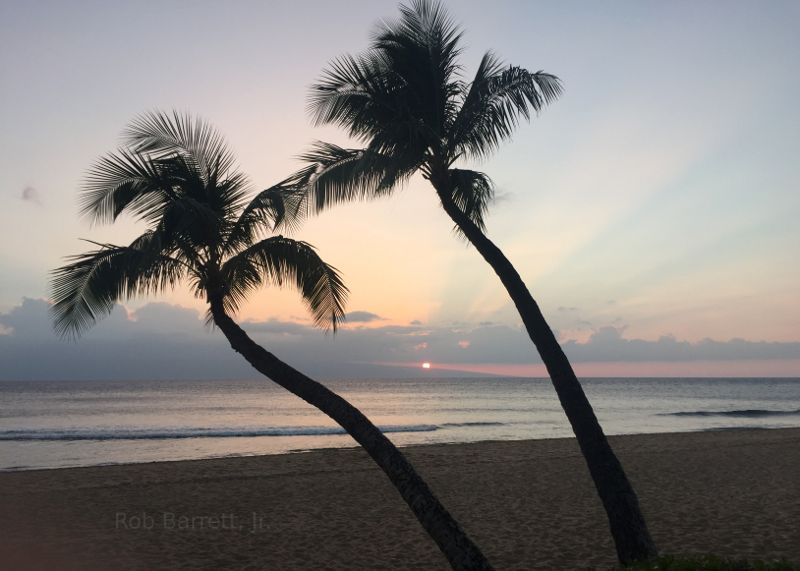 Sunset in Hawaii