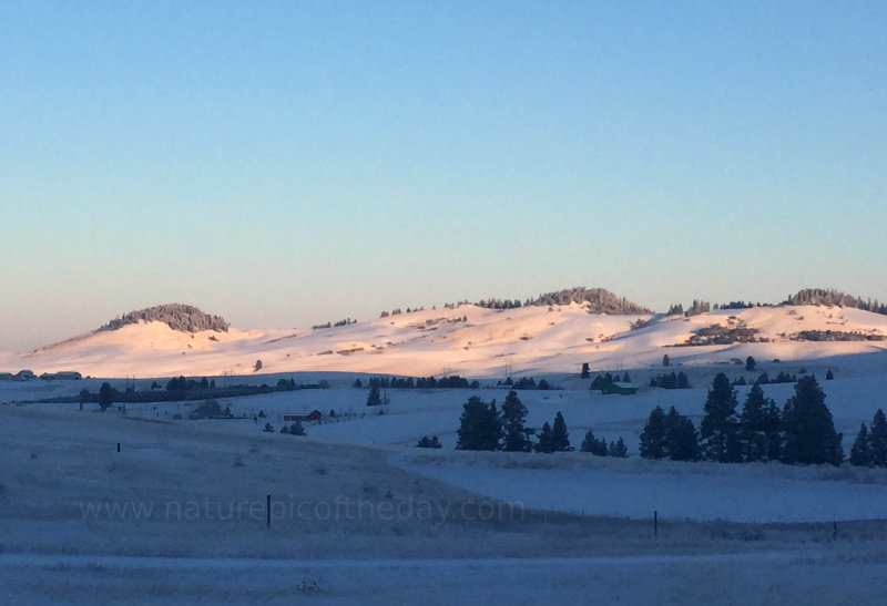 Winterscape in Idaho and Washington