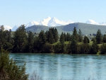Montana River and Mountains