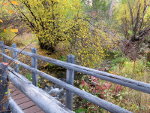 Walking Bridge over Warm Spring Creek near Salmon, Idaho