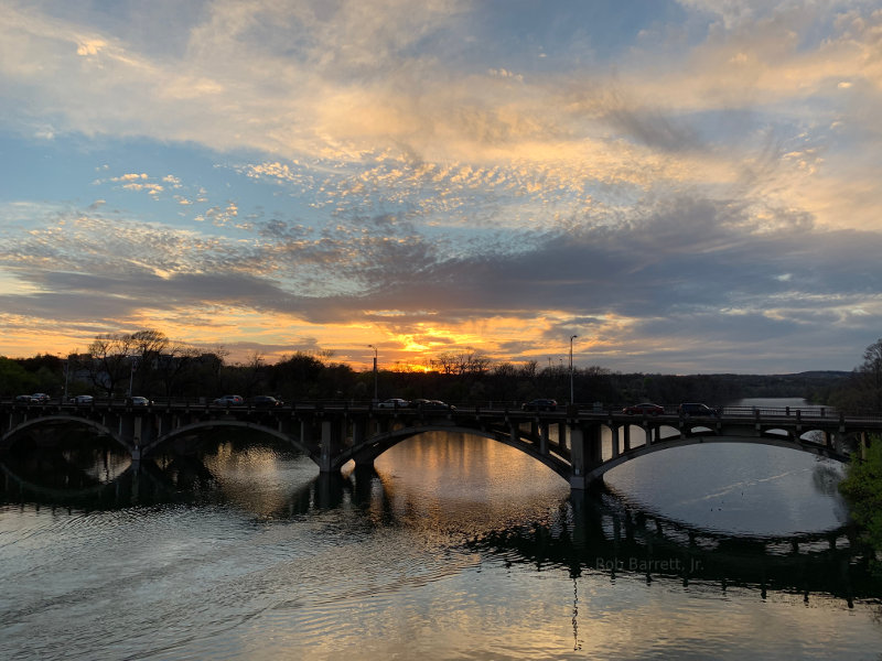 Sunset in Austin, Texas