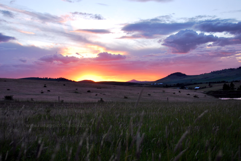 Sunset in Idaho