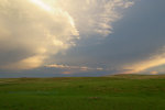 Sunset after rain shower in eastern Montana.