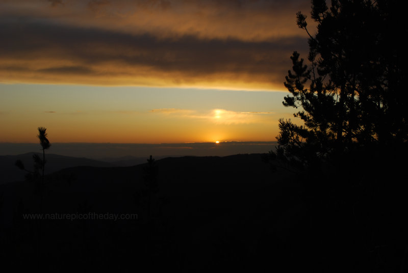 Sunset in the Rockies