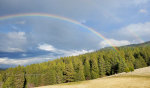 Double rainbow in Idaho.