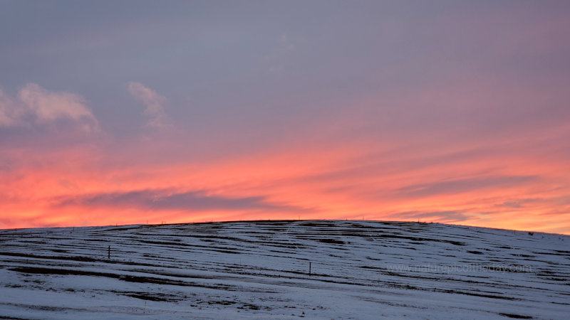 Red Sunset on the Palouse