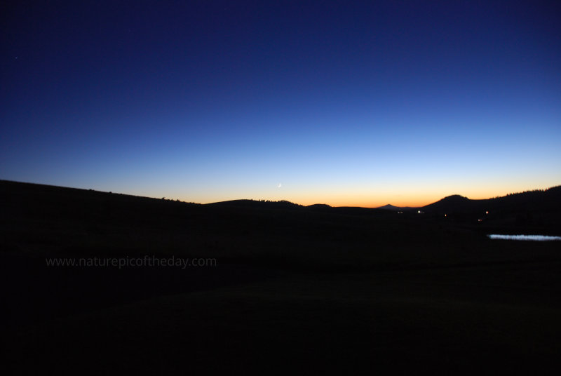 Moon after Sunset