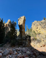 Sheer tower in Utah