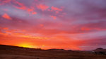 Orange sunset over Washington