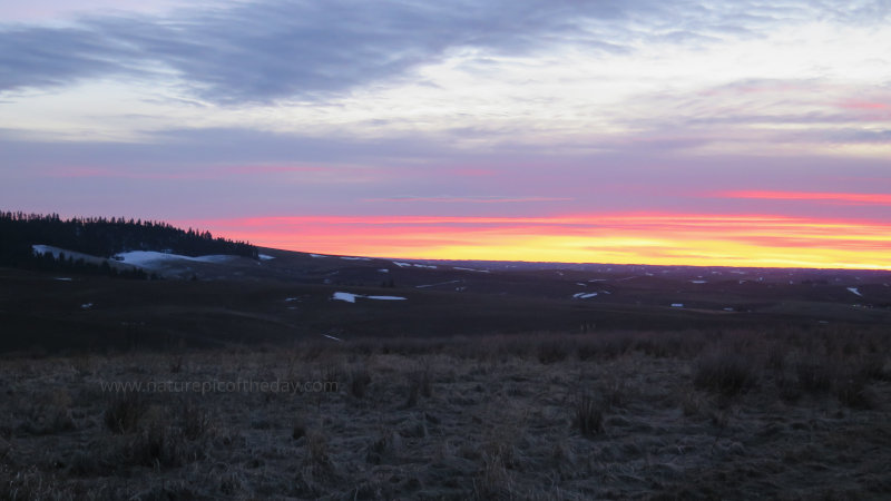 Sunset on the Palouse