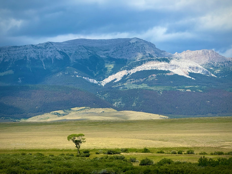 Front Range of the Rocky Mountains near Choteau, MT