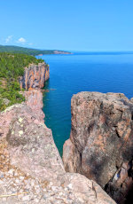 Palisade Head over Lake Superior