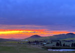 Sunset over Washington