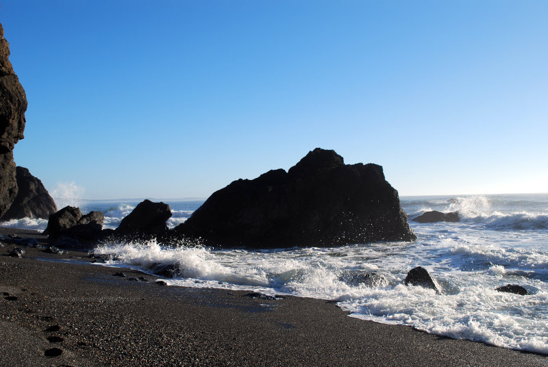 Pacific Ocean beach in Washington state.