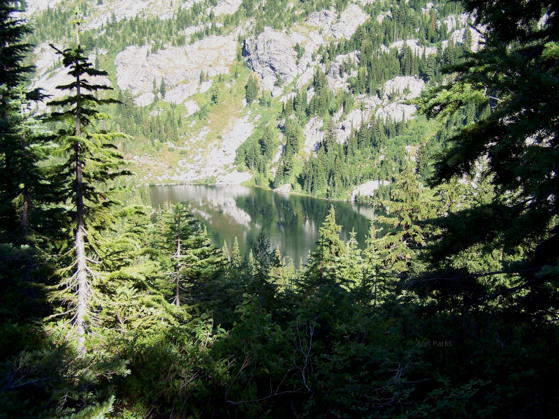 Mountain lake in Idaho